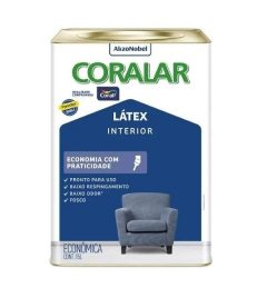 Tinta Acrílica Coral Antimofo 18L Branco