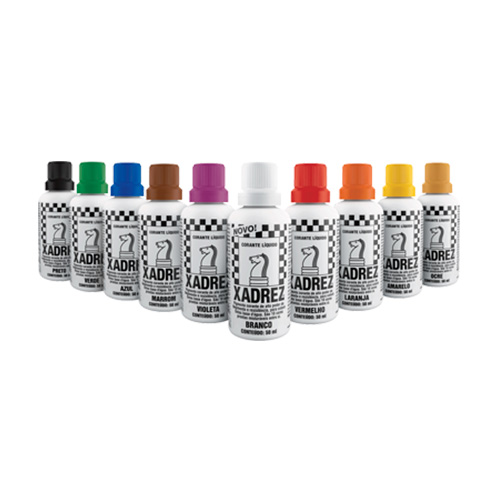 Corante Líquido Preto Xadrez - Corante 50ml » Tintas e Acessórios »