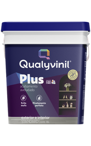 Qualyvinil Latex Standard Plus - 18L - Algodão Egipcio