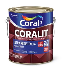 Coralit Ultra Resistência - 3,6L - Marrom Conhaque Brilhante