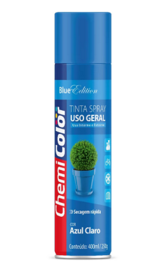Chemicolor - Spray de Uso Geral - 400ml - Azul Claro Brilhante