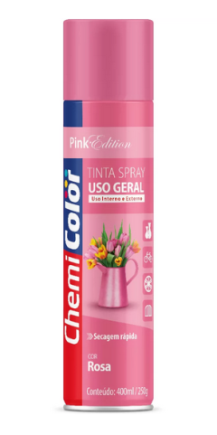 Chemicolor - Spray de Uso Geral - 400ml - Rosa Brilhante