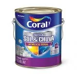 Coral Sol e Chuva Acrílico Total 3,6L - Branco